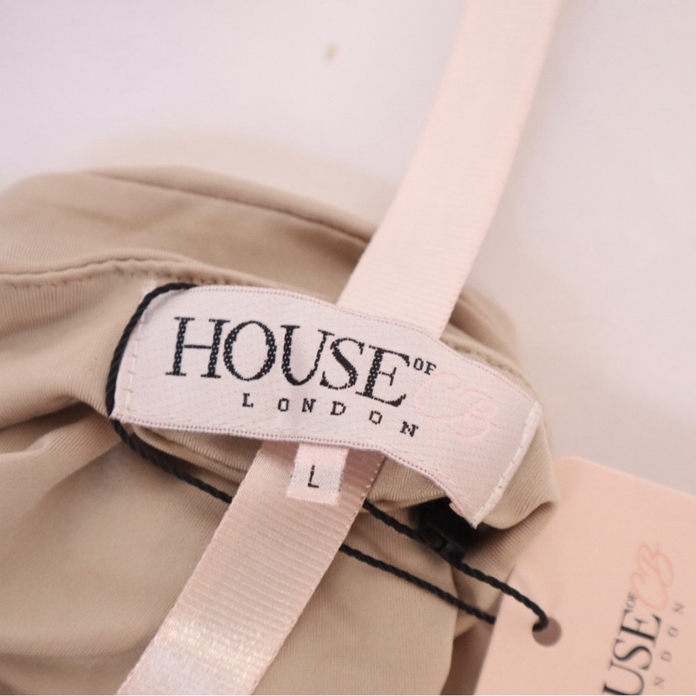 NWT House of CB One Piece Beige Bodysuit - Picture 4 of 5